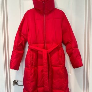 J.CREW LONG PUFFER COAT